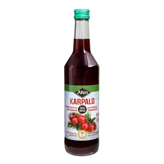 Aten kylmäpuristettu karpalotäysmehu 0,5l sokeroimaton kalorit ja ravintosisältö