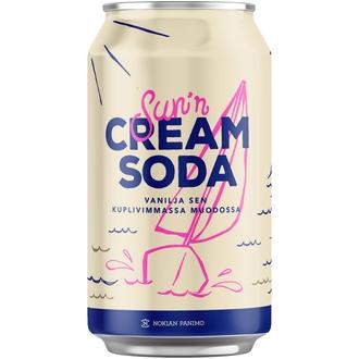 Sun'n Cream Soda 0,33l kalorit ja ravintosisältö
