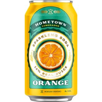 Hometown Lemonades Orange 0,33l kalorit ja ravintosisältö - 34 kcal