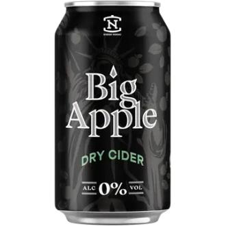 Big Apple Dry Cider 0,0% 0,33l kalorit ja ravintosisältö - 17 kcal