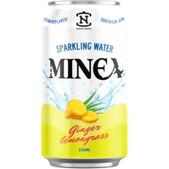 Minea Ginger & Lemongrass maustettu vesi 0,33l kalorit ja ravintosisältö - 3 kcal