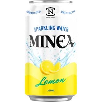 Minea Lemon maustettu vesi 0,33l kalorit ja ravintosisältö - 4 kcal