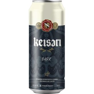 Keisari Dark olut 0,5l 4,5 til-% tölkki kalorit ja ravintosisältö