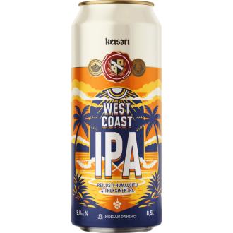 Keisari West Coast IPA olut 5,0% 0,5l kalorit ja ravintosisältö - 36 kcal
