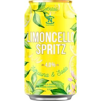 NP Cocktail Limoncello Spritz 4,0 til-% 0,33l kalorit ja ravintosisältö