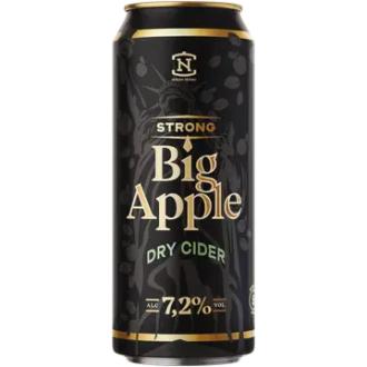 Big Apple Strong DryCider 7,2 vol-% 0,5l kalorit ja ravintosisältö - 65 kcal
