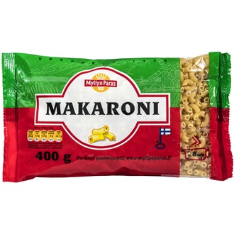 Myllyn Paras Makaroni 400g kalorit ja ravintosisältö