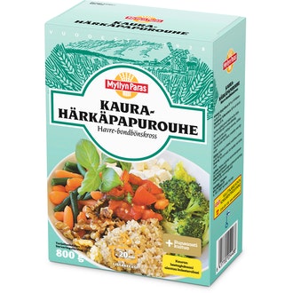 Myllyn Paras kaura-härkäpapurouhe 800g kalorit ja ravintosisältö - 360 kcal
