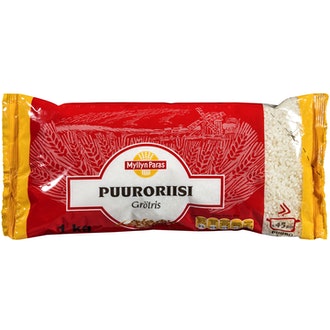 Myllyn Paras Puuroriisi 1kg kalorit ja ravintosisältö - 363 kcal