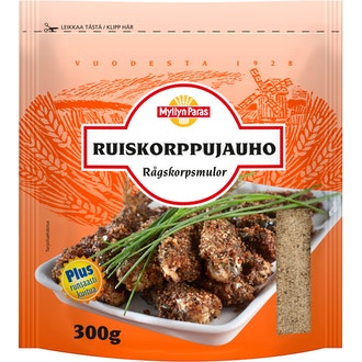 Myllyn Paras Ruiskorppujauho 300 g kalorit ja ravintosisältö - 359 kcal