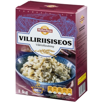 Myllyn Paras Villiriisiseos 1 kg kalorit ja ravintosisältö - 342 kcal