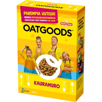 Myllyn Paras Oatgoods kauramuro 275g kalorit ja ravintosisältö