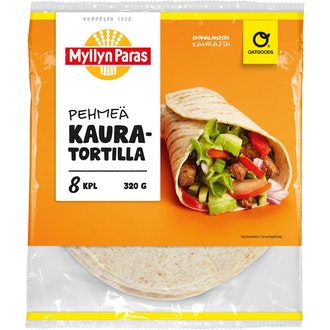 MP OATGOODS Kauratortilla 320g kalorit ja ravintosisältö - 306 kcal