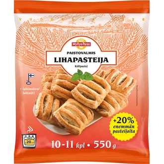 Myllyn Paras lihapasteija 550g pakaste kalorit ja ravintosisältö - 275 kcal
