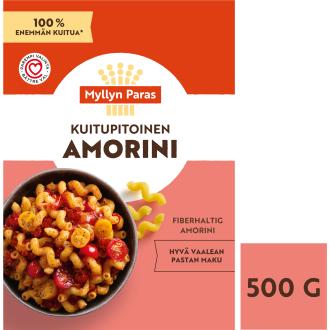 Myllyn Paras Kuitupitoinen Amorini pasta 500g kalorit ja ravintosisältö - 351 kcal