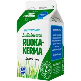 Maitokolmio Laktoositon ruokakerma 5dl kalorit ja ravintosisältö