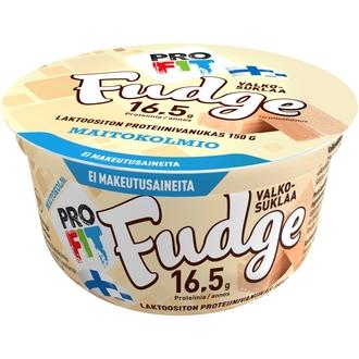Maitokolmio PROFIT laktoositon valkosuklaa fudge proteiinivanukas 150g kalorit ja ravintosisältö