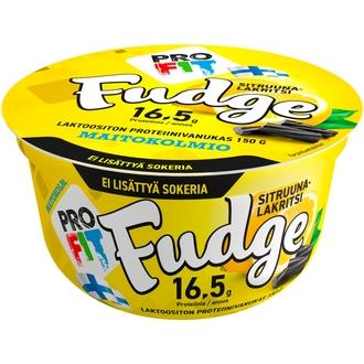 Maitokolmio PROFIT laktoositon lakritsin ja sitruunanmakuinen proteiinivanukas 150g kalorit ja ravintosisältö