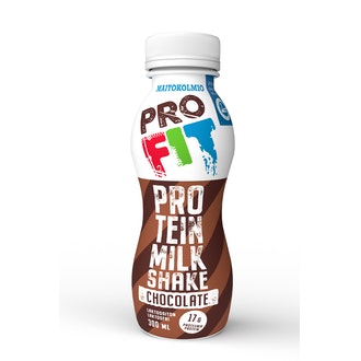 Maitokolmio PROFIT chocolate protein milkshake 300ml laktoositon kalorit ja ravintosisältö
