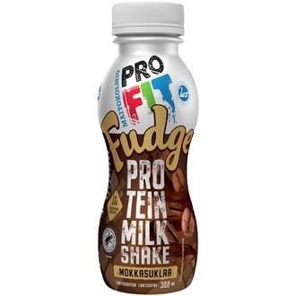 Maitokolmio PROFIT laktoositon Mokkasuklaa fudge protein milkshake 300ml kalorit ja ravintosisältö - 64 kcal