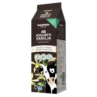 Satamaito AB jogurtti 1kg vanilja laktoositon kalorit ja ravintosisältö - 76 kcal