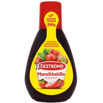 Ekströms mansikkahillo 390g kalorit ja ravintosisältö