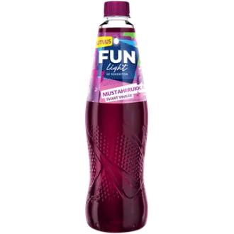 FUN Light mustaherukanmakuinen juomatiiviste 0,5l kalorit ja ravintosisältö - 1 kcal