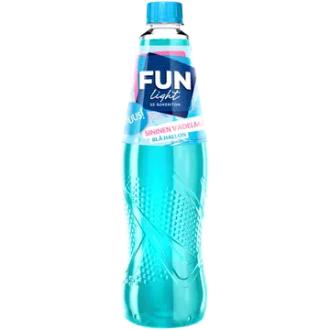 FUN Light sininen vadelmanmakuinen juomatiiviste 0,5l kalorit ja ravintosisältö - 1 kcal