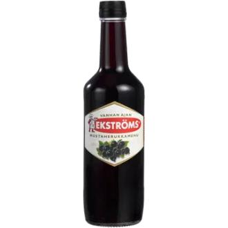 Ekströms Vanhan ajan mustaherukkamehutiiviste 0,58l kalorit ja ravintosisältö - 55 kcal