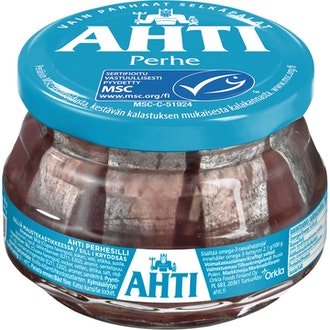 Ahti Perhesilli 160/100g MSC kalorit ja ravintosisältö