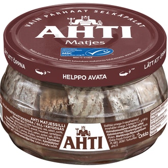 Ahti matjessilli 240/150g MSC kalorit ja ravintosisältö