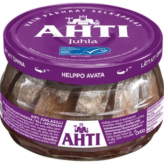 Ahti juhlasilli 240/150g MSC kalorit ja ravintosisältö