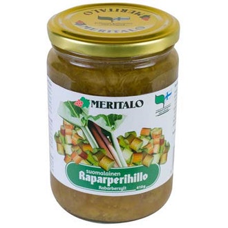 Meritalo Suomalainen Raparperihillo 410g kalorit ja ravintosisältö - 171 kcal