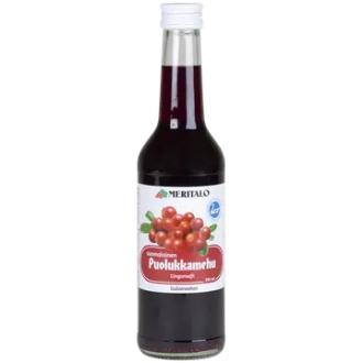 Meritalo Suomalainen Puolukkamehu 350ml kalorit ja ravintosisältö