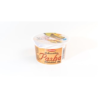 Lieksan valkosuklaapasha rahkavalmiste 90g kalorit ja ravintosisältö