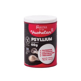 Farina 60g Psyllium gluteeniton kalorit ja ravintosisältö - 190 kcal