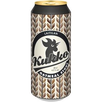 Laitilan Kukko Oatmeal Stout 4,5% 0,5L olut kalorit ja ravintosisältö - 39 kcal