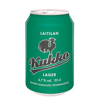Kukko lager olut 4,7% 0,33l tlk kalorit ja ravintosisältö