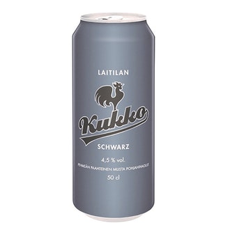 Laitilan Kukko Schwarz olut 4,5% 0,5l kalorit ja ravintosisältö - 43 kcal