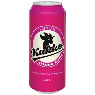 Laitilan Kukko Strong Bitter 6,0 til-% 0,5L olut kalorit ja ravintosisältö