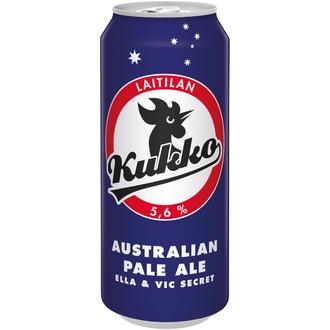 Laitilan Kukko Australian Pale Ale 5,6 til-% 0,5L olut kalorit ja ravintosisältö