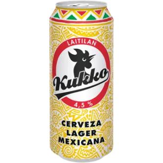 Laitilan Kukko Cerveza Lager Mexicana 4,5 til-% 0,5L olut kalorit ja ravintosisältö - 30 kcal