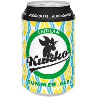 Laitilan Kukko Summer Ale Alkoholiton 0,33L olut kalorit ja ravintosisältö - 15 kcal