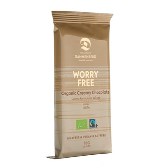 Dammenberg creamy suklaalevy 70g Luomu Reilukauppa kalorit ja ravintosisältö