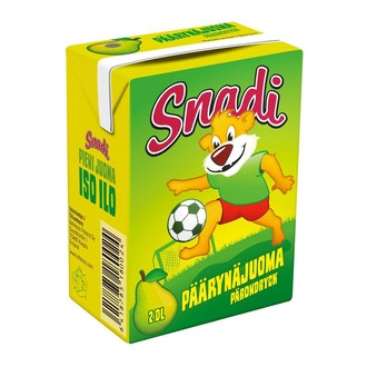 Snadi päärynäjuoma 2dl kalorit ja ravintosisältö
