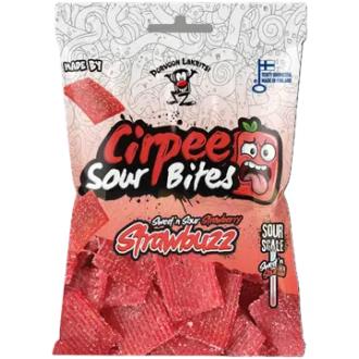 Cirpee Sour Bites Strawbuzz 120g kalorit ja ravintosisältö - 305 kcal