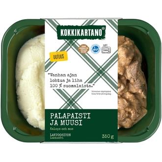 Kokkikartano Palapaisti ja muusi 350g kalorit ja ravintosisältö