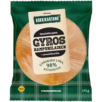Kokkikartano Gyros Hampurilainen 175g kalorit ja ravintosisältö - 313 kcal