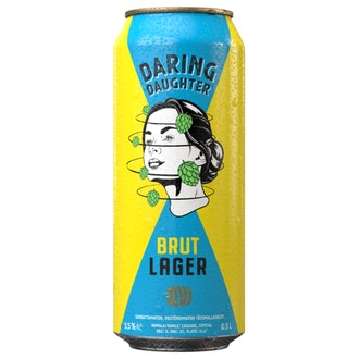 Daring Daughter Brut Lager 5,5% 0,5l kalorit ja ravintosisältö