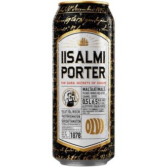 OLVI Iisalmi Porter 6,5 % 0,5 l tlk kalorit ja ravintosisältö